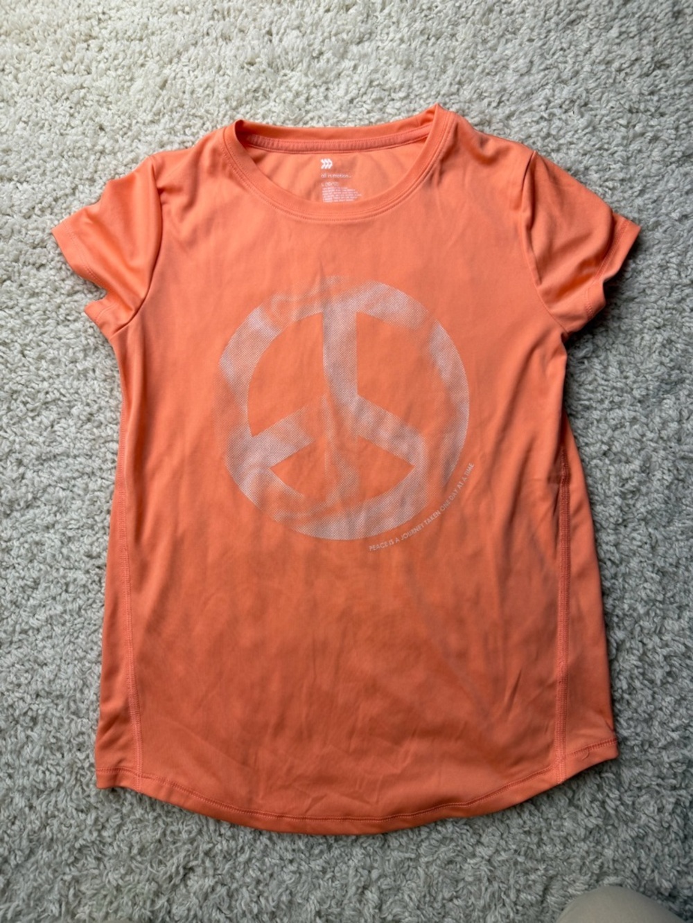 Girls Large All in Motion Active Tee